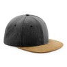 Cap - mod. B668:Vintage Black, cap: 100% cotton / peak: 100% polyester, One Size